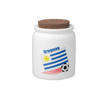 Uruguay Soccer Team Candy Jars candyjar