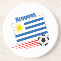 Uruguay Soccer Team Beverage Coaster