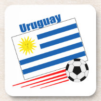 Uruguay Soccer Team Coaster corkcoaster