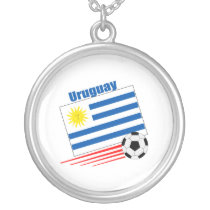 Uruguay Soccer Team Necklace necklace