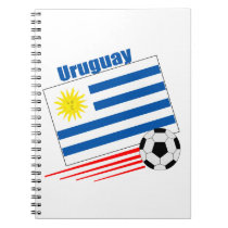 Uruguay Soccer Team Spiral Note Book notebook