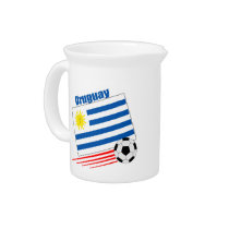 Uruguay Soccer Team Drink Pitchers pitcher