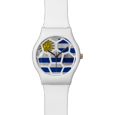 Uruguay White Designer Watch