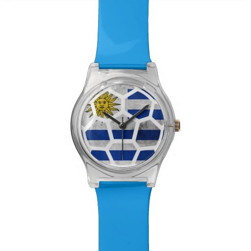 Uruguay Blue Designer Watch