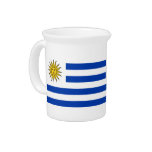 Uruguayan Flag Beverage Pitchers
