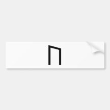 URUZ RUNE BUMPER STICKERS
