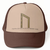 Uruz Rune gold Trucker Hat
