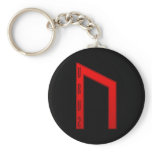 Uruz Rune red Key Chains