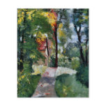 Ury impressionist painting morning sun landscape flyer design