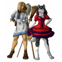 Urzuela and Umaya - Doggie Style t-shirts by GrenamoyaIsland Urzuela and Umaya - Doggie Style t-shirts