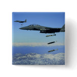 US Air Force F-15E Strike Eagle aircraft Pinback Buttons