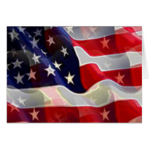 US American Flag Cards