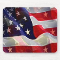 US American Flag Mouse Pad