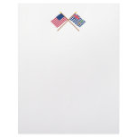 US and BIOT Crossed Flags Letterhead