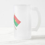 US and Burkina Faso Crossed Flags mugs