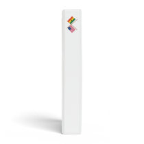 US and Ghana Crossed Flags Vinyl Binder