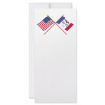 US and Iowa Crossed Flags rack cards