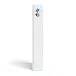 US and Kazakhstan Crossed Flags Vinyl Binder