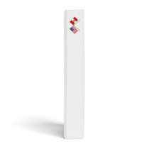 US and Peru Crossed Flags Vinyl Binder