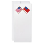 US and Samoa Crossed Flags rack cards