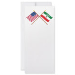 US and Somaliland Crossed Flags Personalized Rack Card