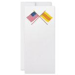 US and South Vietnam Crossed Flags Full Color Rack Card