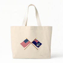 US and Tristan da Cunha Crossed Flags bags by Vexillophile US and Tristan da Cunha Crossed Flags bags