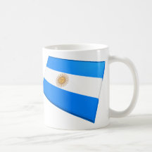 US & Argentina Flags Mug