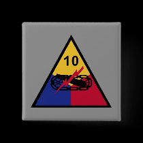 US Army - 10th Armored Division buttons