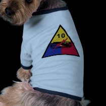 US Army - 10th Armored Division pet clothing