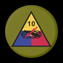 US Army - 10th Armored Division magnets