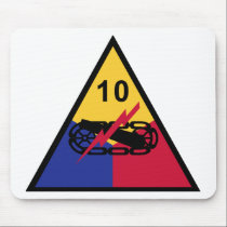 US Army - 10th Armored Division mousepads