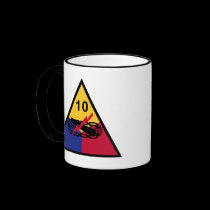 US Army - 10th Armored Division mugs