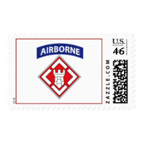 US Army 20th Engineer Brigade - Airborne Stamp