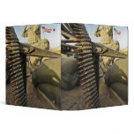 US Army soldier scouts for enemy activity binders