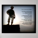 US Army Soldiers Creed posters