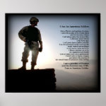 US Army Soldiers Creed Posters