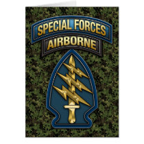 US Army Special Forces Greeting Cards