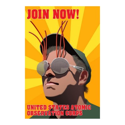 US Atomic Observation Corps Posters by moncoeur
