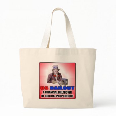 US Bailout economic depression Bag by burntright