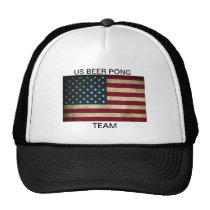 US BEER PONG TEAM HAT hats