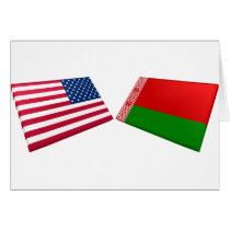US & Belarus Flags cards by Vexillophile US & Belarus Flags cards