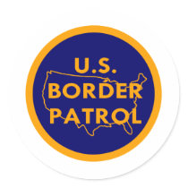 US Border Patrol  #2002 Round Stickers