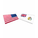 US & British Antarctic Territory Flags t-shirts by Vexillophile US & British Antarctic Territory Flags t-shirts