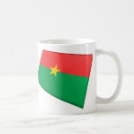 US & Burkina Faso Flags mugs