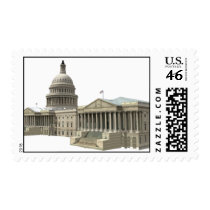 US Capital Building: Washington DC Stamps