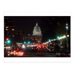 US Capitol Building at night Post Card