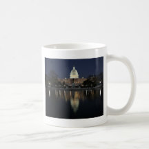 US Capitol Building Night Mug