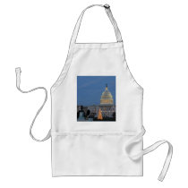 US Capitol celebrating Christmas photo aprons by janejiang US Capitol celebrating Christmas photo aprons