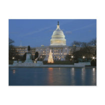 US Capitol celebrating Christmas photo postcards by janejiang US Capitol celebrating Christmas photo postcards